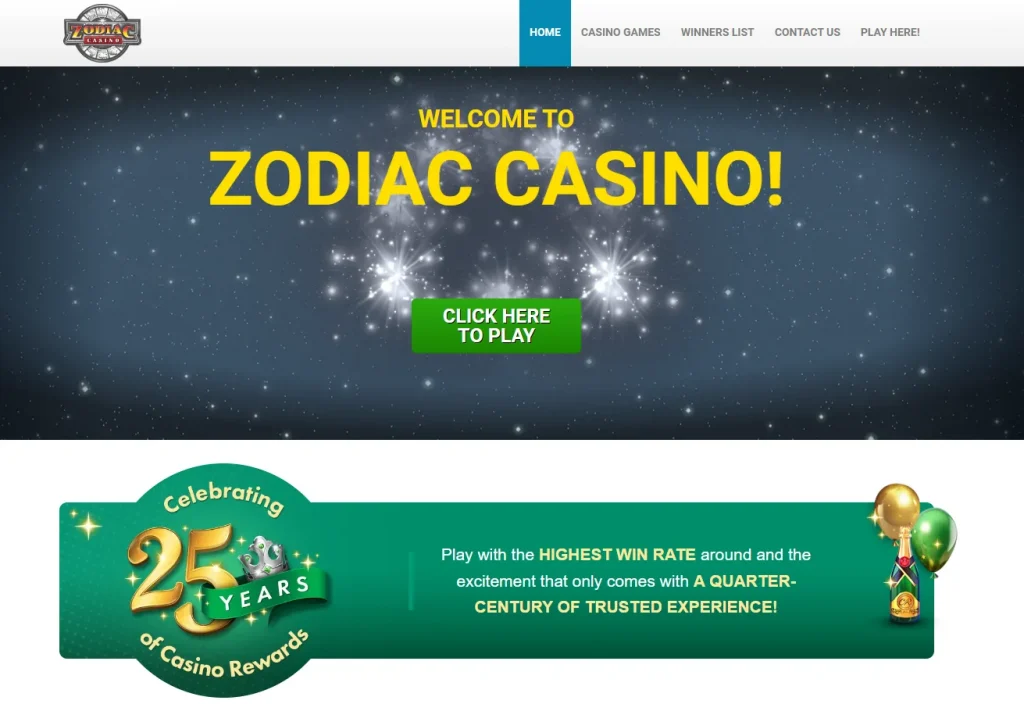 Current Zodiac Casino UK welcome promotion and bonus terms